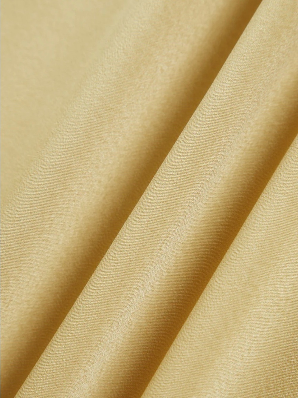 Commense One-Shoulder Satin Slip Dress in Yellow Gold - Picture 4 of 13